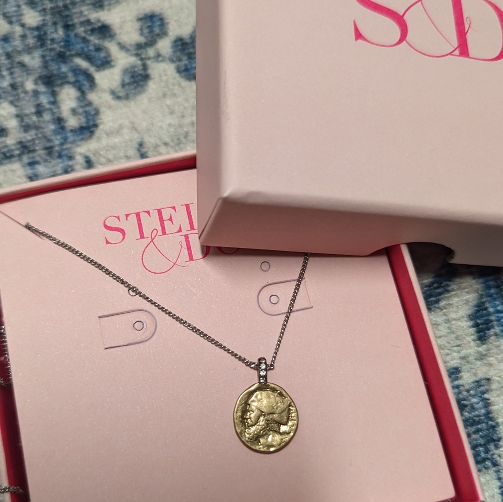 Heritage mini coin pendant